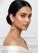 Crystal Flower Drop Earrings – ADRI TRIBE - Image 4