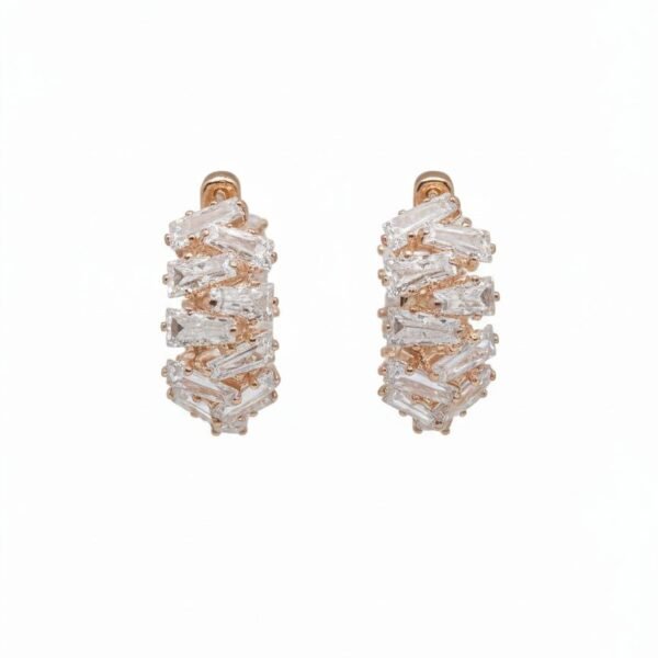 Crystal Baguette Stud Earrings – ADRI TRIBE