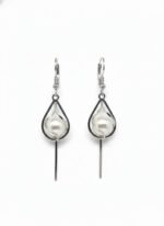 Pearl Drop Bar Earrings – ADRI TRIBE