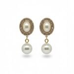 Royal Pearl Stud Drop Earrings – ADRI TRIBE