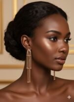 Multi Chain Drop Earrings – ADRI TRIBE - Image 3