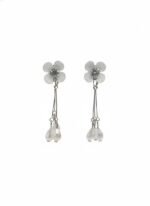 Crystal Flower Drop Earrings – ADRI TRIBE