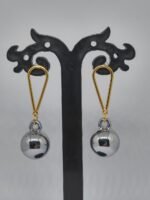 Modern Minimal Ball Drop Earring by ADRI TRIBE - Image 5