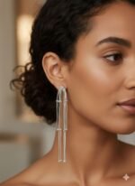 Multi Chain Drop Earrings – ADRI TRIBE - Image 7