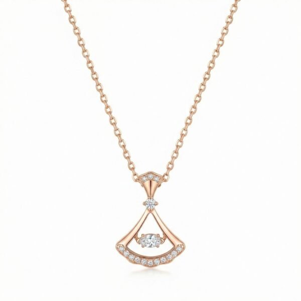Adri Tribe Elegant Crystal Drop Pendant Necklace