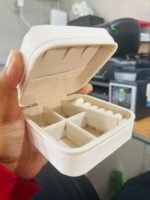 Portable Travel Jewelry Organizer Box for Women | Multi-Compartment Storage Case - Image 11