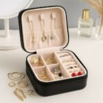 Portable Travel Jewelry Organizer Box for Women | Multi-Compartment Storage Case - Image 13