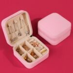 Portable Travel Jewelry Organizer Box for Women | Multi-Compartment Storage Case - Image 2