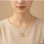 Minimalist Heart Pendant Necklace for Women | Gold Plated Elegant Love Heart Chain Necklace - Image 2