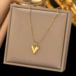 Luxury Heart Pendant Necklace for Women | Gold Plated Love Heart Chain Necklace - Image 2