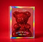 Glitter Teddy Bear Showpiece with Gift Box | Premium Romantic Gift for Special Occasions - Image 2