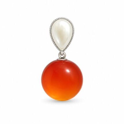 Trendy Red Cherry Drop Earrings with White Stone Top | Fashion & Party Wear Jewellery