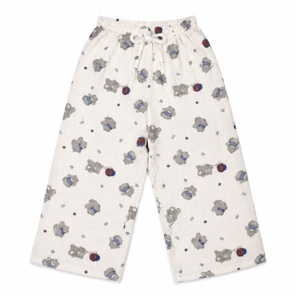Cute Teddy Print Cotton Pajama for Women & Girls | Soft & Comfortable Nightwear / Loungewear | ADRI TRIBE