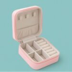Portable Travel Jewelry Organizer Box for Women | Multi-Compartment Storage Case - Image 3