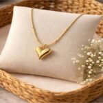 Luxury Heart Pendant Necklace for Women | Gold Plated Love Heart Chain Necklace - Image 3