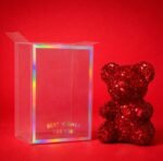 Glitter Teddy Bear Showpiece with Gift Box | Premium Romantic Gift for Special Occasions - Image 3