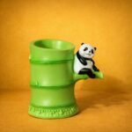Cute Panda Bamboo Pen Stand | Desk Organizer & Stationery Holder for Home, Office & Study Table - Image 3