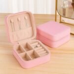 Portable Travel Jewelry Organizer Box for Women | Multi-Compartment Storage Case - Image 4
