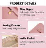 Premium Portable Makeup & Jewelry Organizer Bag for Women | Waterproof Cosmetic Storage Pouch with Handle - Image 4