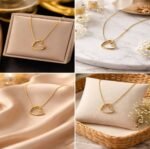 Minimalist Heart Pendant Necklace for Women | Gold Plated Elegant Love Heart Chain Necklace - Image 4
