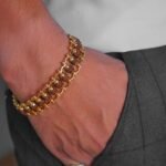 Rudraksha Gold-Plated Spiritual Bracelet | Adjustable Healing & Meditation Bracelet for Men & Women - Image 4