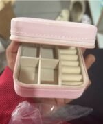 Portable Travel Jewelry Organizer Box for Women | Multi-Compartment Storage Case - Image 5
