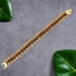 Rudraksha Gold-Plated Spiritual Bracelet | Adjustable Healing & Meditation Bracelet for Men & Women - Image 5