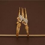 Swan Design Gold Plated Crystal Bangles for Women | Elegant Adjustable Bracelet Set (Pack of 2) - Image 6