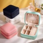 Portable Travel Jewelry Organizer Box for Women | Multi-Compartment Storage Case - Image 6