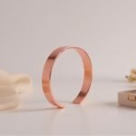 Premium Stainless Steel Open Cuff Bracelet for Men | Minimalist Adjustable Kada (Silver & Rose Gold) - Image 6