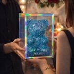 Glitter Teddy Bear Showpiece with Gift Box | Premium Romantic Gift for Special Occasions - Image 7