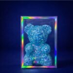 Glitter Teddy Bear Showpiece with Gift Box | Premium Romantic Gift for Special Occasions - Image 8