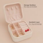Portable Travel Jewelry Organizer Box for Women | Multi-Compartment Storage Case - Image 10